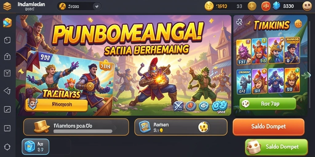 Tangkapan layar menunjukkan karakter utama dalam aksi.