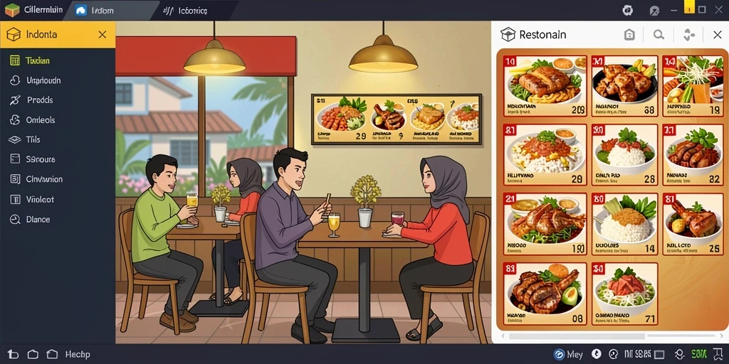 Tangkapan layar dari permainan slot yang mendebarkan.
