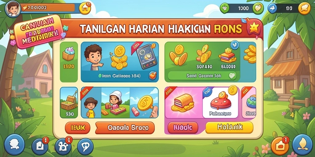 Tampilan awal aplikasi LEBAH777 yang memukau.