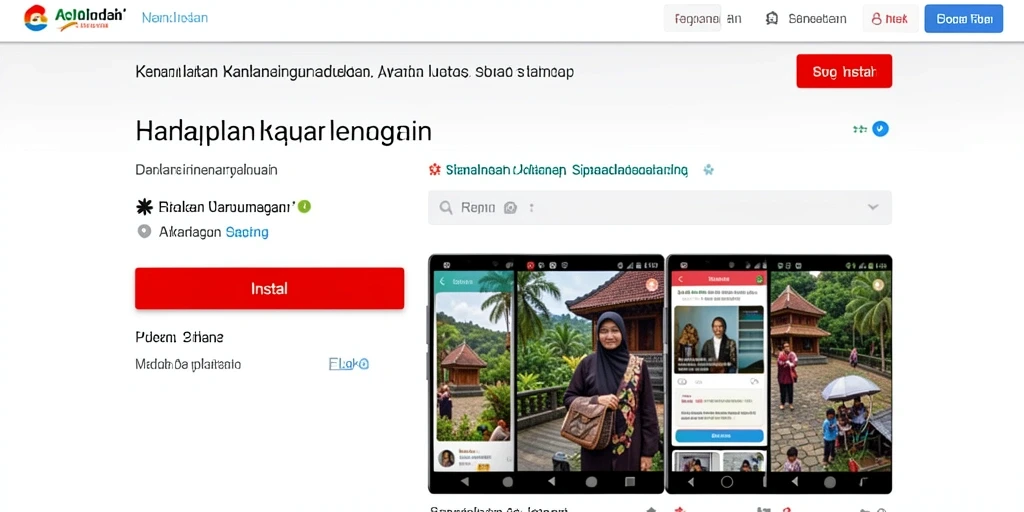 Tampilan awal yang memukau dan mudah dinavigasi.